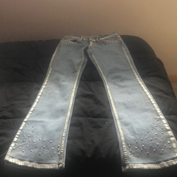 bebe Denim - Bebe Painted Embellished Jeans Size 28